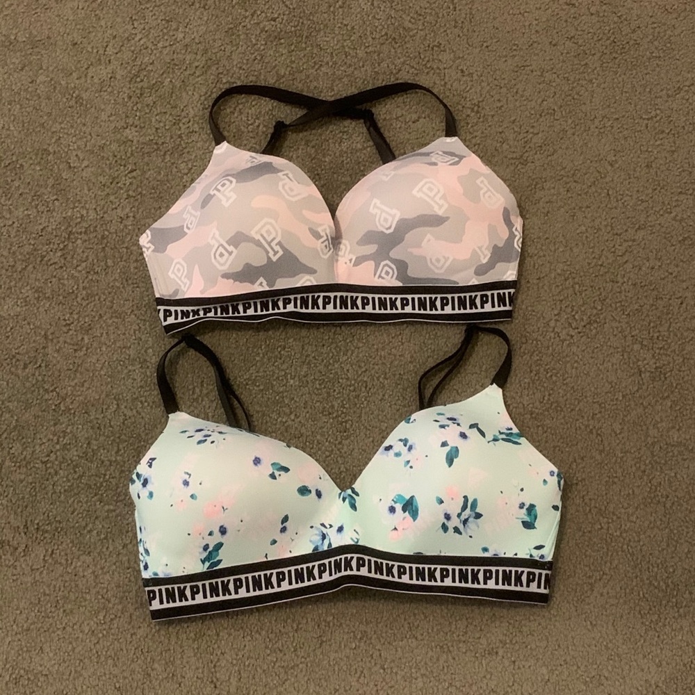 PINK wireless everyday bras